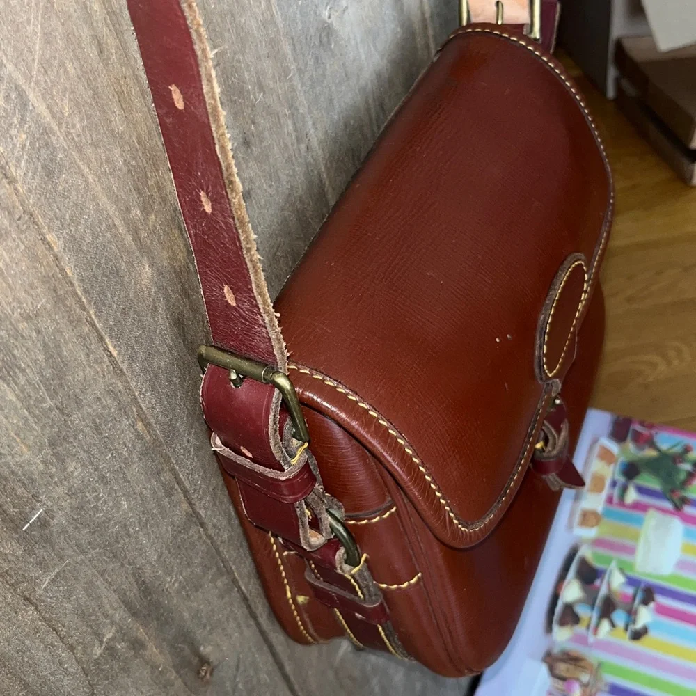 VINTAGE JAMES PURDEY & SONS Gun & Rifle Makers AMMO CROSSBODY Bag RARITY BEAUTY